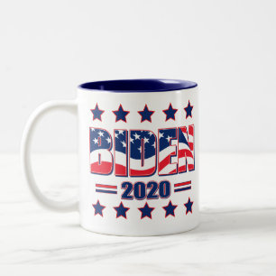 Tasse 2 Couleurs BIDEN-2020-Joe Biden pour le président