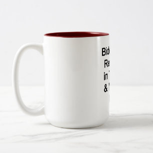 Tasse 2 Couleurs Biden vit gratuitement dans la tête de Trump