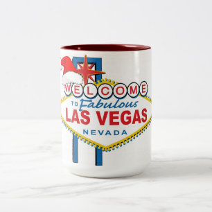Tasse 2 Couleurs Bienvenue à Fabulous Las Vegas Noël