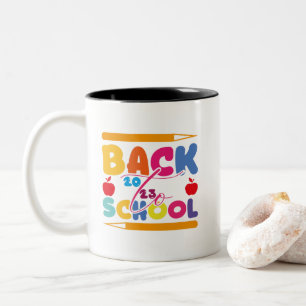 Tasse 2 Couleurs Bienvenue À L'École 2023