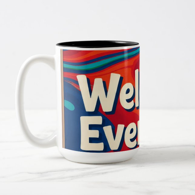 Tasse 2 Couleurs Bienvenue sur (Gauche)