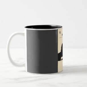 Tasse 2 Couleurs Big Bend National Park Vintage Retro Affiche de vo