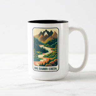 Tasse 2 Couleurs Big Darby Creek Ohio Couleurs