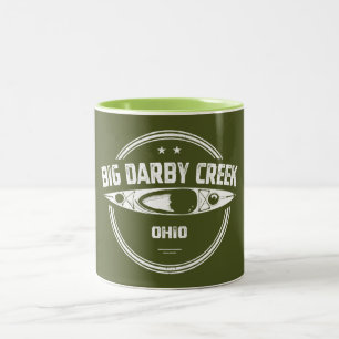 Tasse 2 Couleurs Big Darby Creek Ohio en canoë-kayak