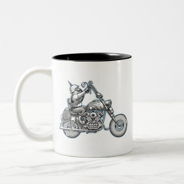 Tasse 2 Couleurs Big F Tire Guy (Gauche)