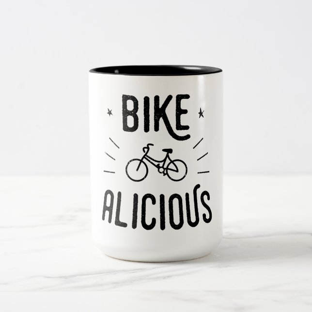 Tasse 2 Couleurs Bikealicious (Centre)