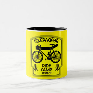 Tasse 2 Couleurs Bikepacking Vélo Tourisme dans la nature