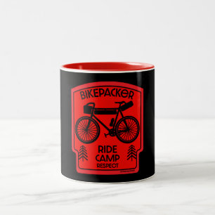 Tasse 2 Couleurs Bikepacking Vélo Tourisme dans la nature