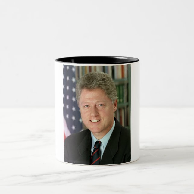 Tasse 2 Couleurs Bill Clinton (Centre)