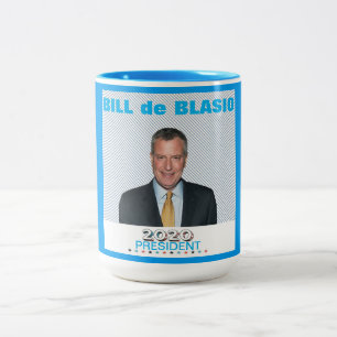 Tasse 2 Couleurs Bill de Blasio 2020