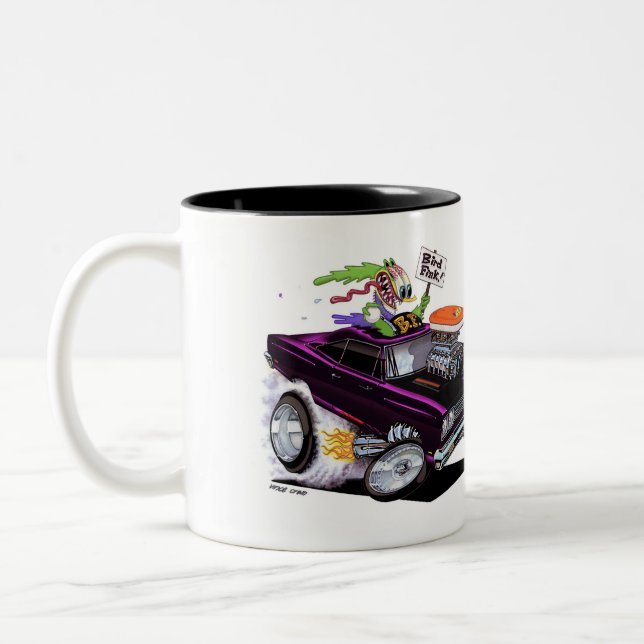 Tasse 2 Couleurs BIRD FINK 1969 Coureur de route pourpre (Gauche)
