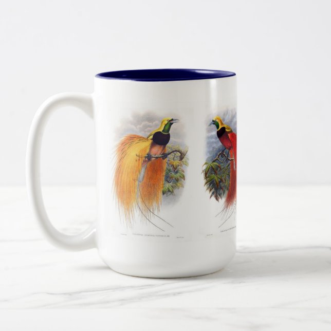 Tasse 2 Couleurs Bird of paradise (Gauche)