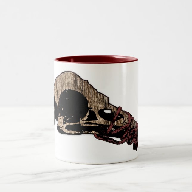 Tasse 2 Couleurs Bird Skull (Centre)