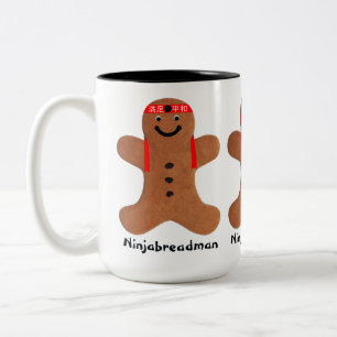 Tasse 2 Couleurs Biscuit Ninjabreadman (biscuit)