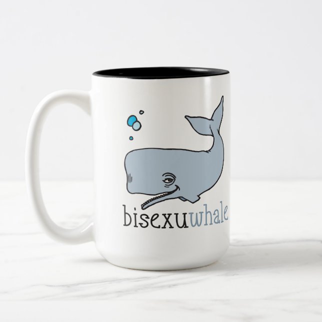TASSE 2 COULEURS BISEXUWHALE (Gauche)