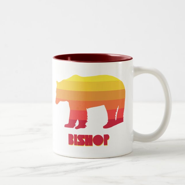 Tasse 2 Couleurs Bishop California Rainbow Bear (Droit)