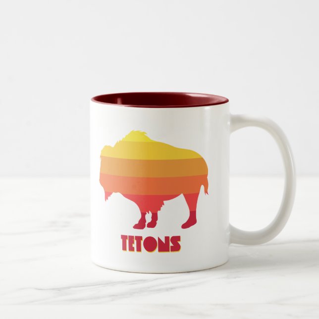 Tasse 2 Couleurs Bison de Tétons (Droit)