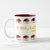 Bison de Yellowstone coule