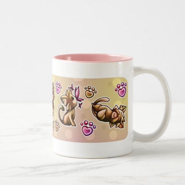 Tasse 2 Couleurs BittyKitty (Droit)