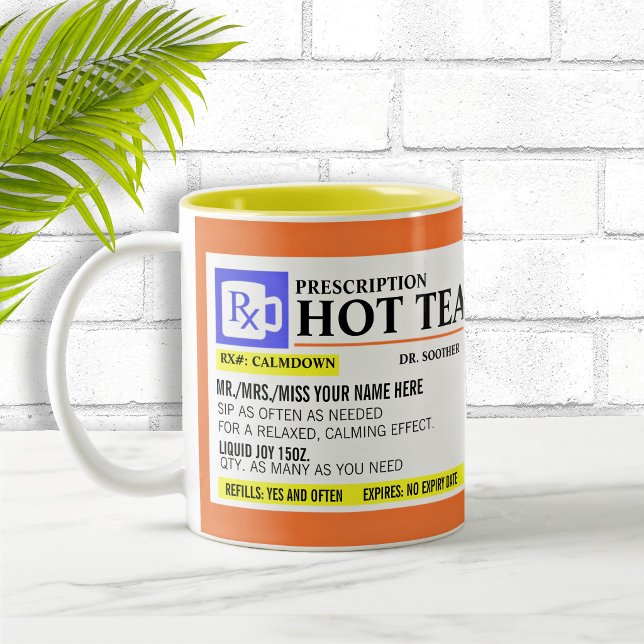 Tasse 2 Couleurs Bizarre de thé chaud