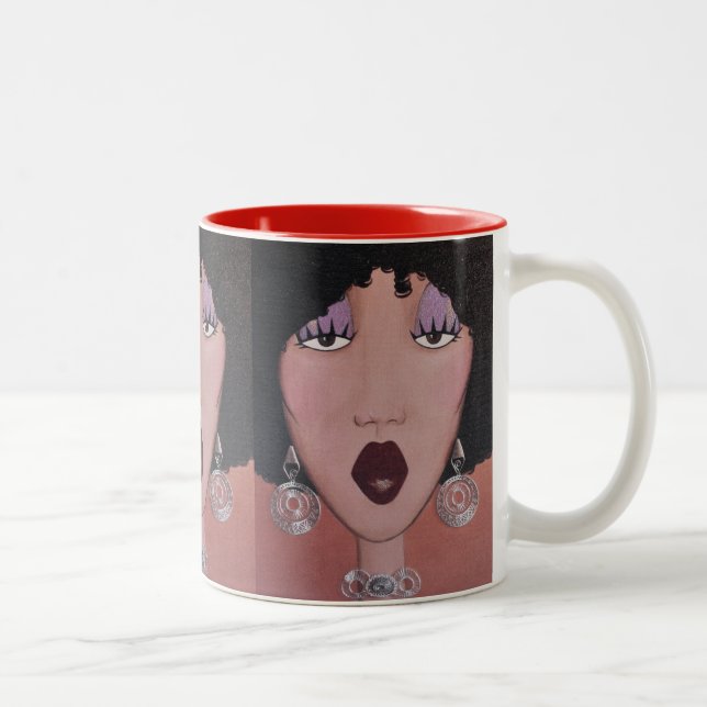 Tasse 2 Couleurs "Black Beauty Diva" (Droit)