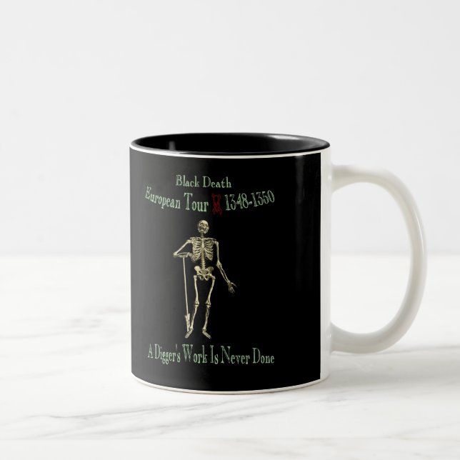 Tasse 2 Couleurs Black Death European Tour (Droit)