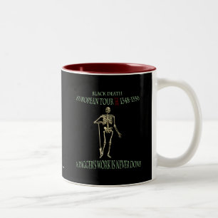 Tasse 2 Couleurs Black Death World Tour Design original