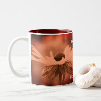 Tasse 2 Couleurs Black Eyed Susan Flower Vieilli Personnalisé
