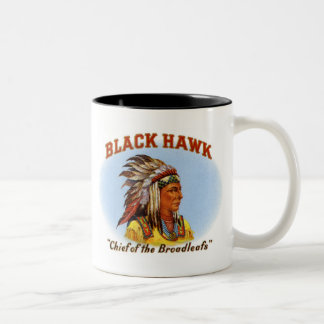 Tasse 2 Couleurs Black Hawk Chef du Étiquette de cigares Broadleafs