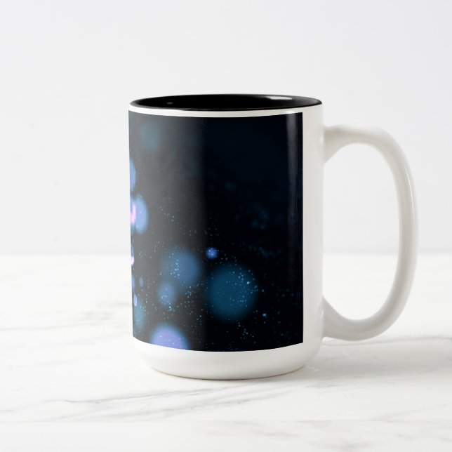 Tasse 2 Couleurs Black & Tha Smoke Moderne Abstrait (Droit)