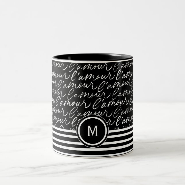 Tasse 2 Couleurs Black & White "Paris drey" (Centre)