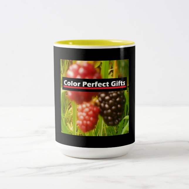 Tasse 2 Couleurs Blackberry Promotional (Centre)