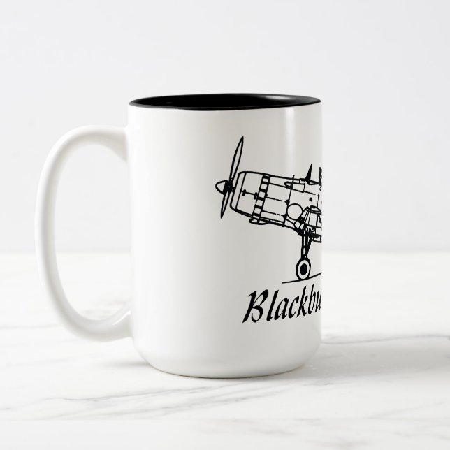 Tasse 2 Couleurs Blackburn b 24 skau Aircraft (Gauche)