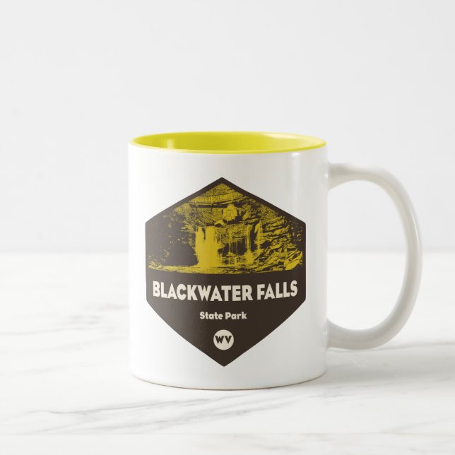 Tasse 2 Couleurs Blackwater Falls State Park West Virginie (Droit)