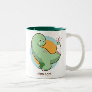 Tasse 2 Couleurs Blessure de Dino