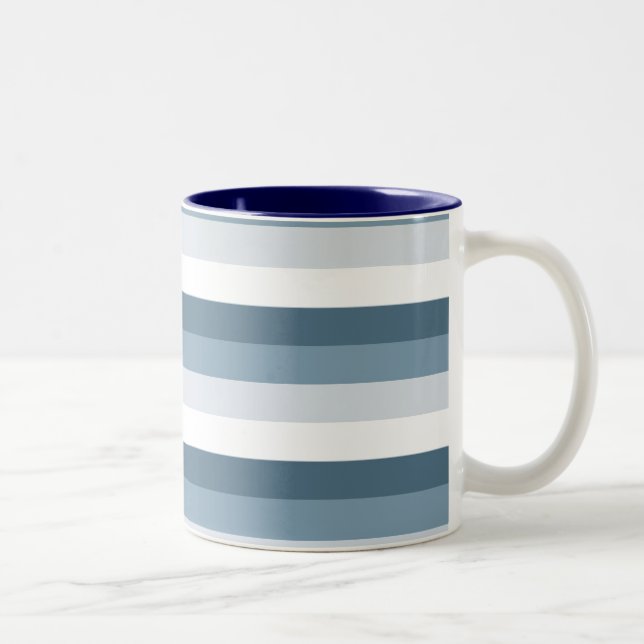 Tasse 2 Couleurs Bleu et blanc (Droit)
