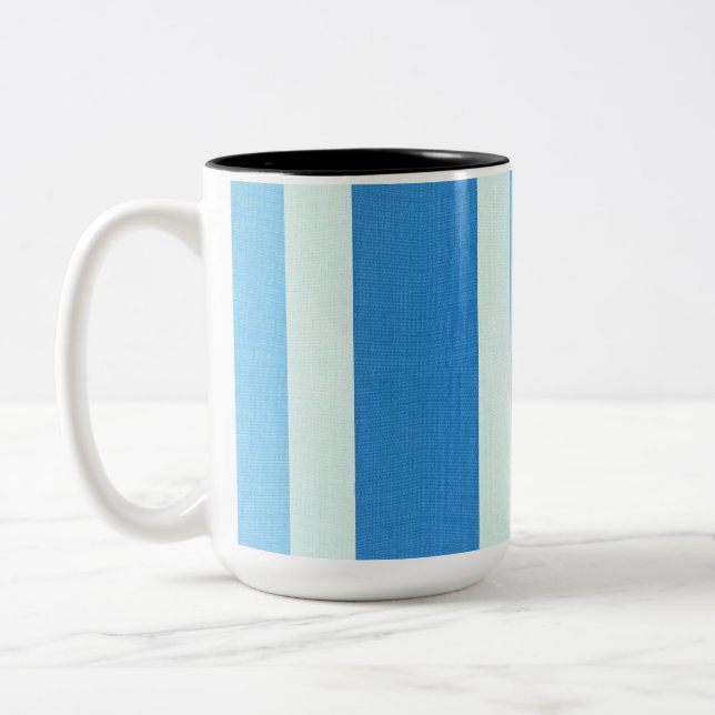 Tasse 2 Couleurs Bleu et blanc (Gauche)