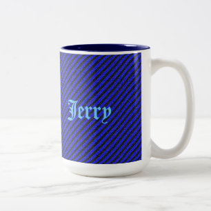 Tasse 2 Couleurs Bleu et noir mince