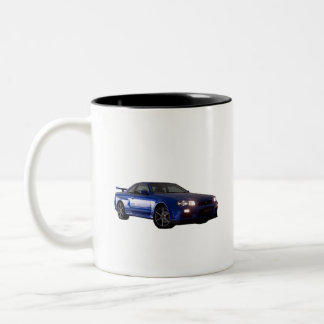 Tasse 2 Couleurs bleu gtr du bayside r34