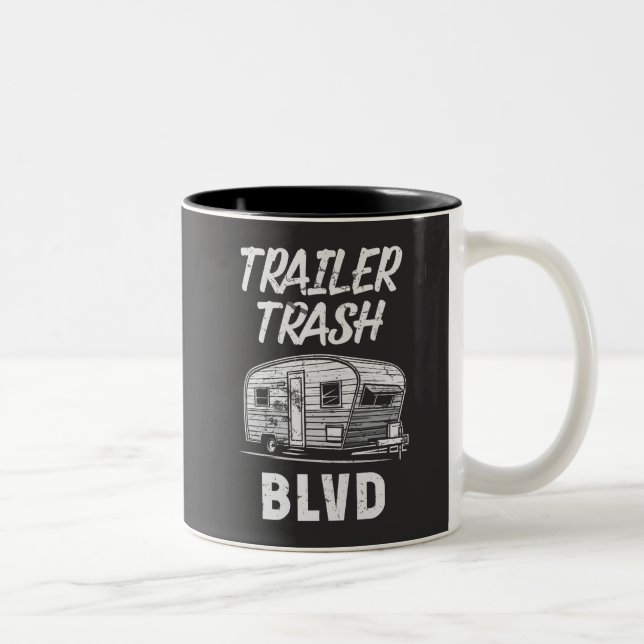 Tasse 2 Couleurs Blocs de déchets de la remorque (Droit)