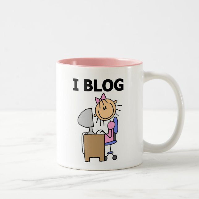 Tasse 2 Couleurs Blogueuse (Droit)