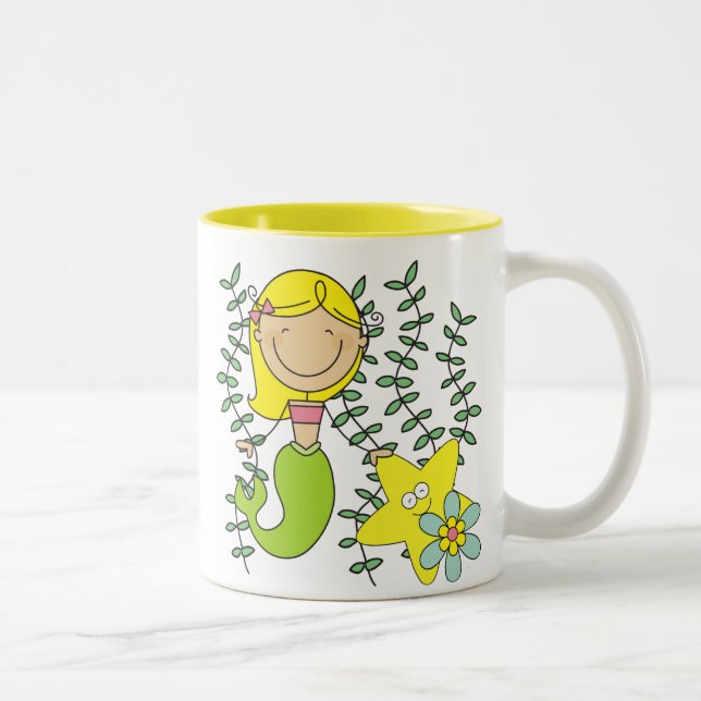 Tasse 2 Couleurs Blond Mermaid (Droit)