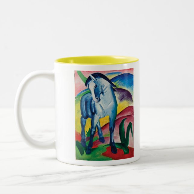 Tasse 2 Couleurs Blue Horse I par Franz Marc (Gauche)