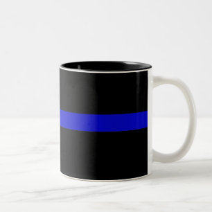 Tasse 2 Couleurs Blue Line mince