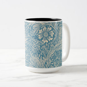 Tasse 2 Couleurs Blue Marigolds (par William Morris)