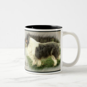 Tasse 2 Couleurs Blue Merle Rough Collie Cadeaux