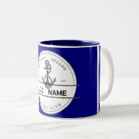 Blue Nautical Ancre yacht club bateau marina Nom