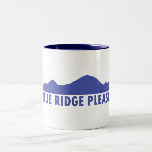 Tasse 2 Couleurs Blue Ridge S'Il Vous Plaît