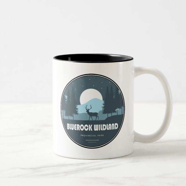 Tasse 2 Couleurs Bluerock Wildland Provincial Park Cerf (Droit)