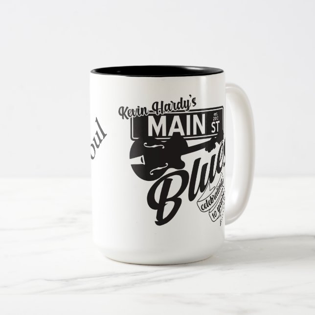 Tasse 2 Couleurs Blues de Main Street (Devant droit)